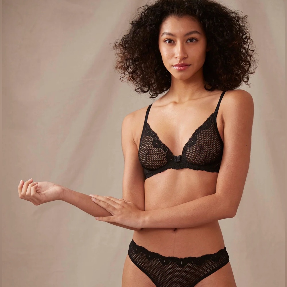 TIMPA Alice Lace Plunge Bra